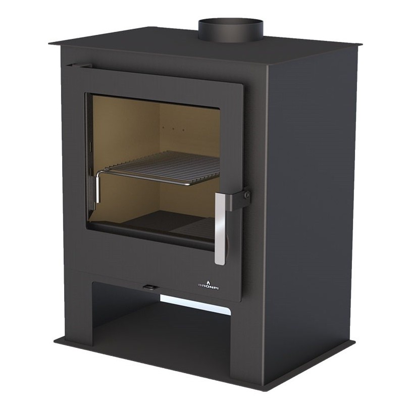 Salamandra a lenha GIJÓN 11 KW Bronpi