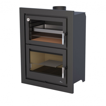 Inserível com forno a lenha Murano-E Bronpi