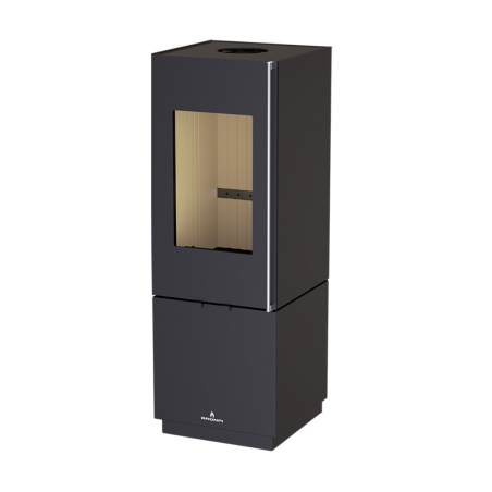 Salamandra a lenha Bombay F 9kw Bronpi