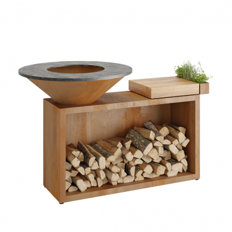 OFYR Island Corten 85 Teak Wood