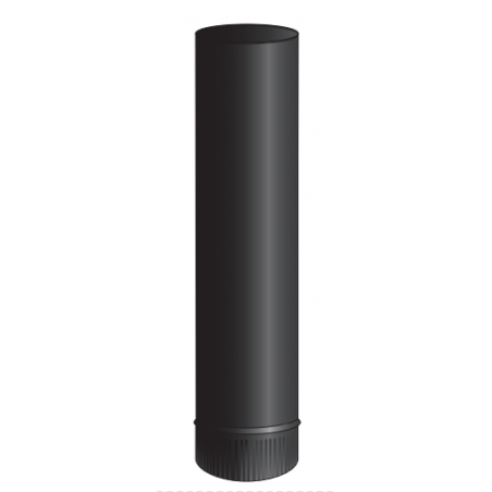 Tubo Inox Simples Preto