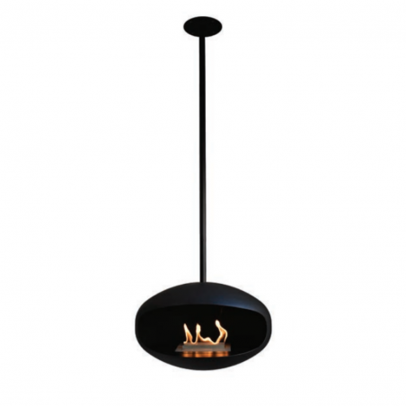 Lareira suspensa bioetanol Cocoon AERIS Black