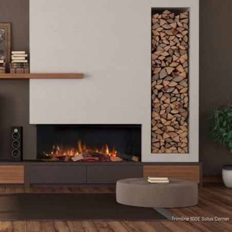 Lareira Elétrica Trimline 100E Solus
