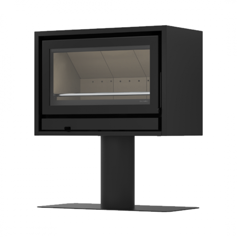 Salamandra a lenha Solzaima Back Box Slim Eco