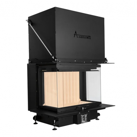 Recuperador a lenha Trifacial Crystal 80 Max Acaminetti
