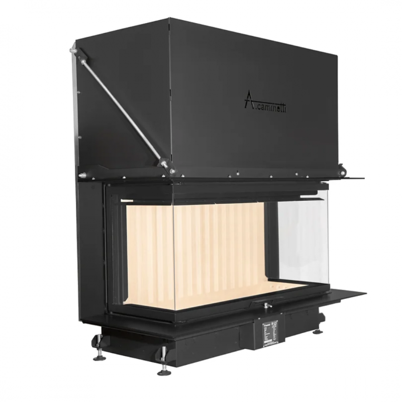Recuperador a lenha Trifacial Crystal 110 Max Acaminetti