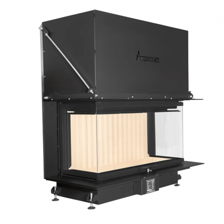 Recuperador a lenha Trifacial Crystal 110 Max Acaminetti