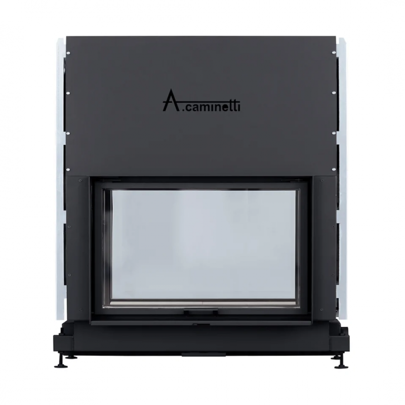 Recuperador a lenha de Dupla Face Flat W 90 x 60 Acaminetti