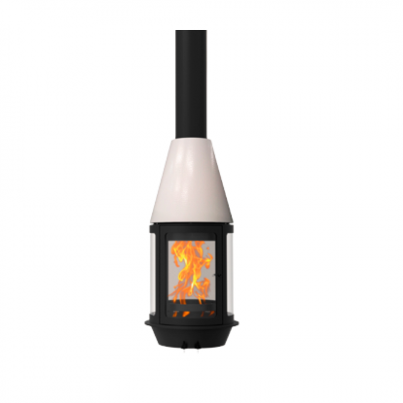 Lareira Suspensa Arlet Central Traforart