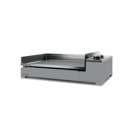 Prancha de gás Premium 60 Aço preto e cinza Forge Adour