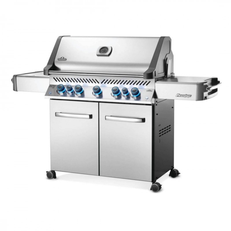 Grelhador de gás Prestige ® 665 Inox com 7 queimadores NAPOLEON