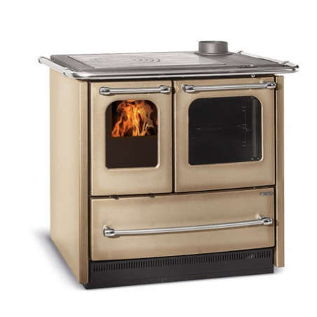 Fogão a lenha Sovrana Easy Evo 2.0 Cappuccino Nordica Extraflame