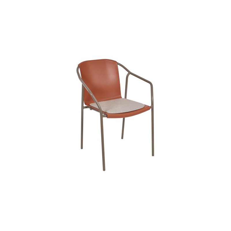 Cadeira Rod Pad com braços Ezpeleta
