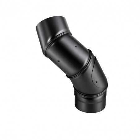 Curva Preta aço 2mm orientável 4 secções ADF