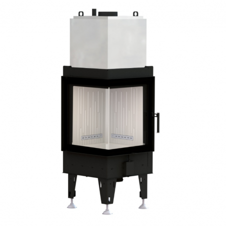 Recuperador a lenha de aquecimento central BeF Aquatic WH 450 E