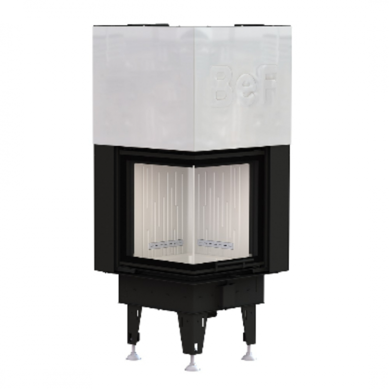 Recuperador a lenha de aquecimento central BeF Aquatic WH V 450 E