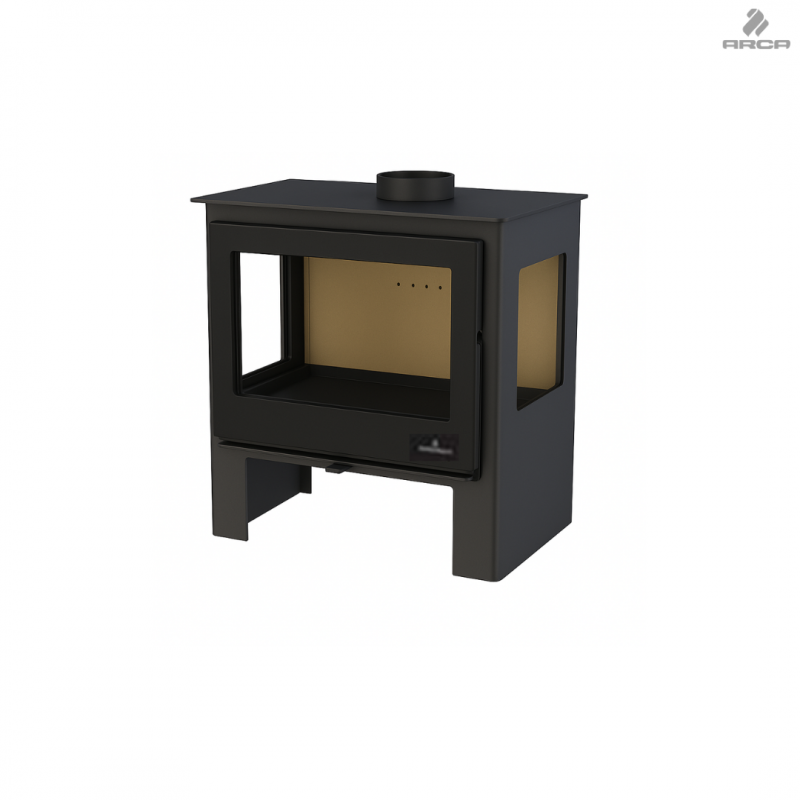 Salamandra a lenha Loreto 10Kw Bronpi