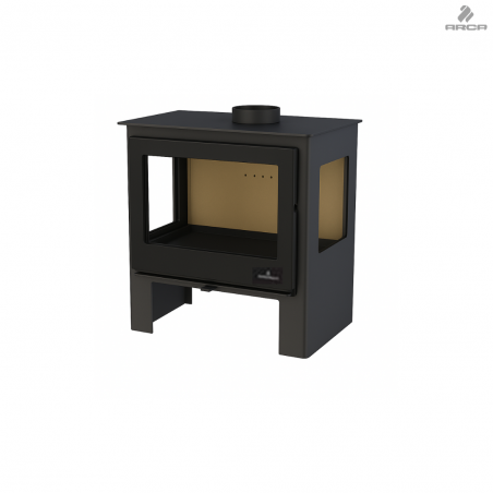 Salamandra a lenha Loreto 10Kw Bronpi