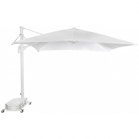 Guarda-Sol Flexo estrutura branca 3 x 3 Ezpeleta